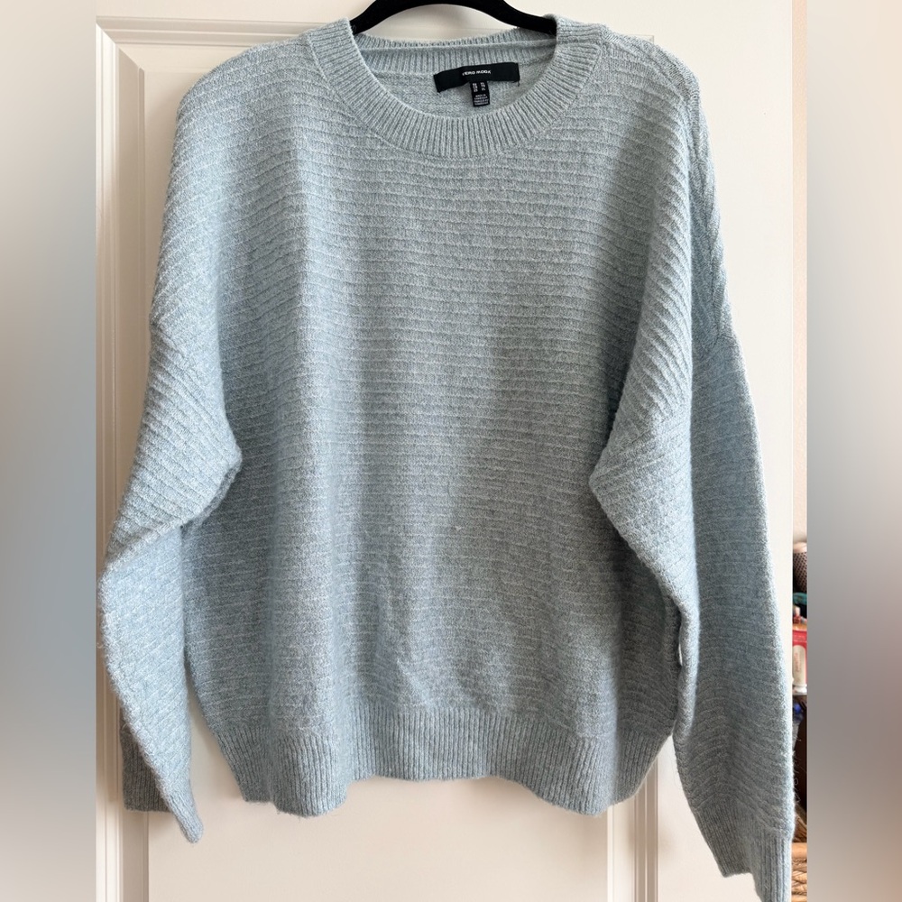 Vero Moda Soft Knit Sweater in Light Gray